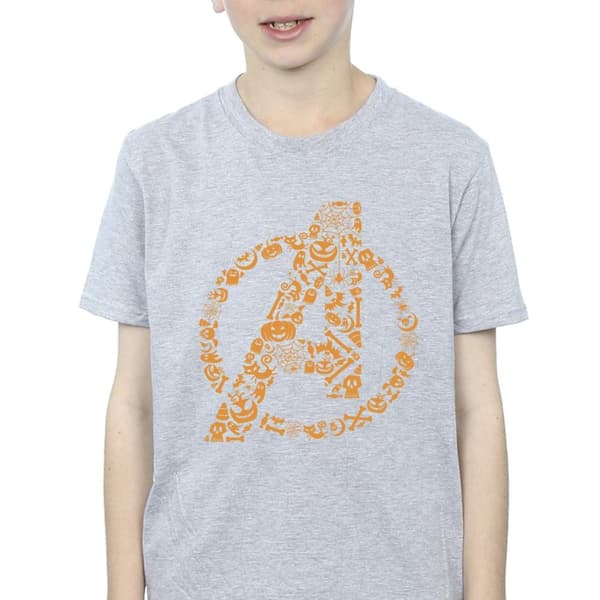 Marvel Boys Avengers Halloween Logo T-Shirt