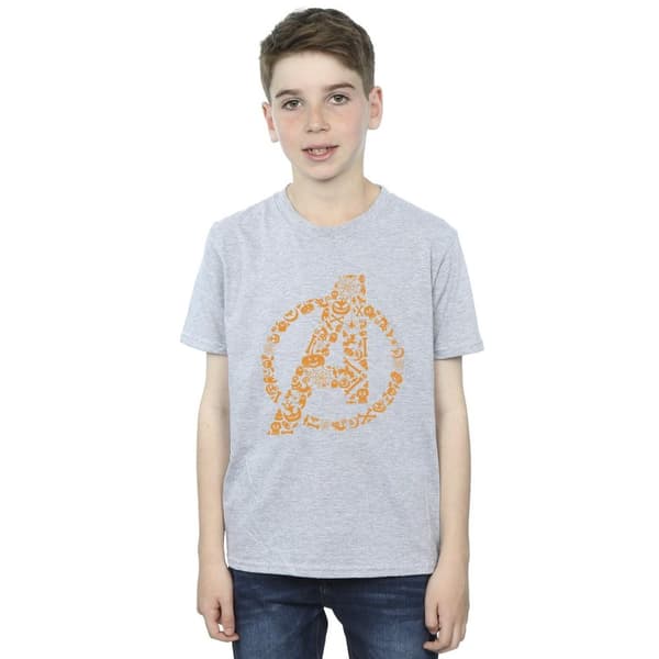 Marvel Boys Avengers Halloween Logo T-Shirt