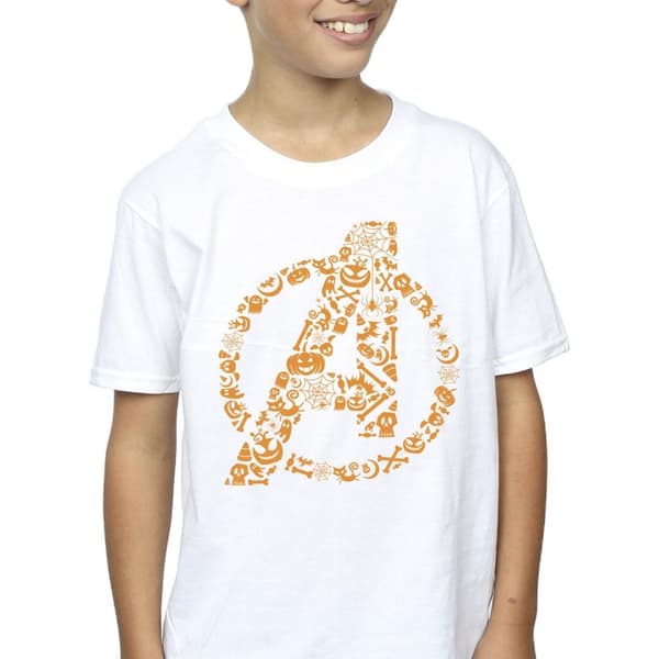 Marvel Pojkar Avengers Halloween Logo T-shirt
