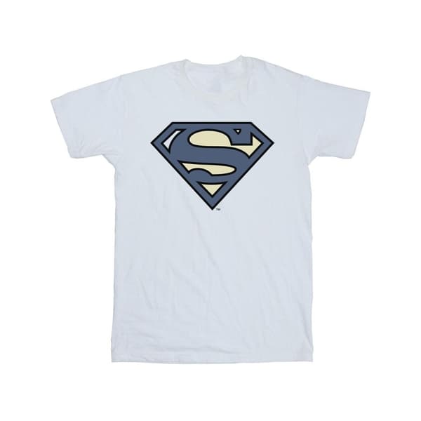 DC Comics Boys Superman Indigo Blue Logo T-Shirt