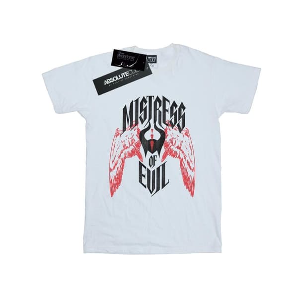 Disney Womens/Ladies Maleficent Mistress Of Evil Wings Cotton Boyfriend T-Shirt