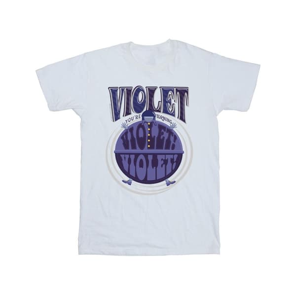 Willy Wonka Boys Violet Turning Violet T-Shirt