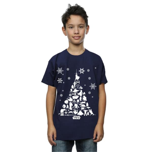 Star Wars Boys Christmas Tree T-Shirt