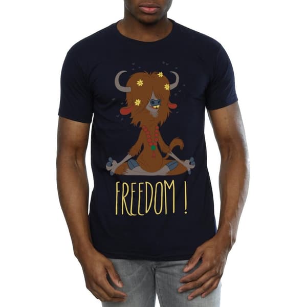 Disney Mens Zootropolis Yak Freedom T-shirt