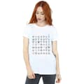 Miniatyrbild 2 av 3: Marvel Dam/Tjej Spider-Man Spidey Symbols Sketched Bomull Boyfriend T-shirt