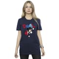 Miniatyrbild 2 av 3: Disney Dam/Tjej Musse Pigg Mål Striker Pose Boyfriend T-shirt i bomull