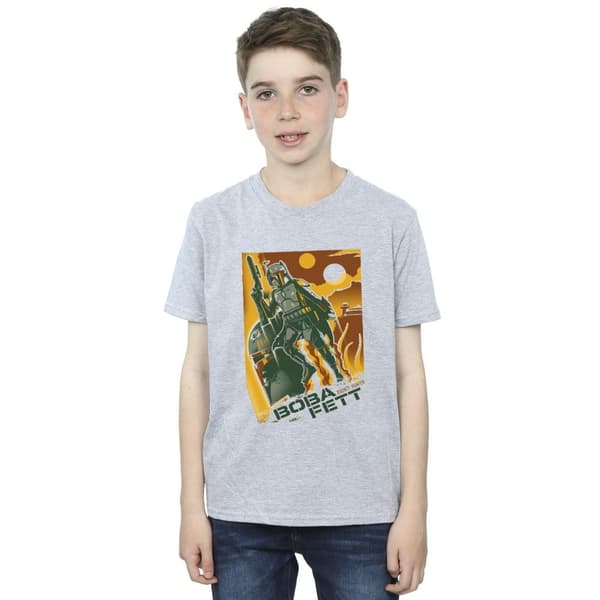 Star Wars Pojkar - Boba Fett T-shirt med collage
