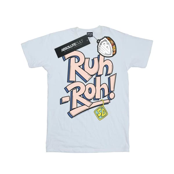 Scooby Doo Mens Ruh-Roh Dog Tag T-Shirt