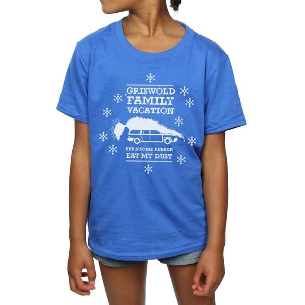 National Lampoon´s Christmas Vacation Girls Eat My Dust Cotton T-Shirt
