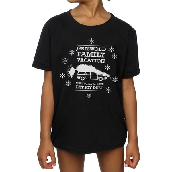 National Lampoon´s Christmas Vacation Girls Eat My Dust Cotton T-Shirt