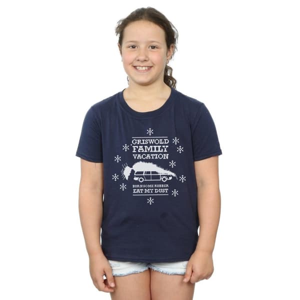 National Lampoon´s Christmas Vacation Girls Eat My Dust Cotton T-Shirt