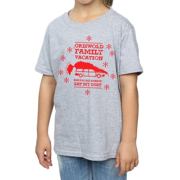 National Lampoon´s Christmas Vacation Girls Eat My Dust Cotton T-Shirt