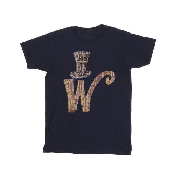 Willy Wonka Mens W Logo Hat T-Shirt