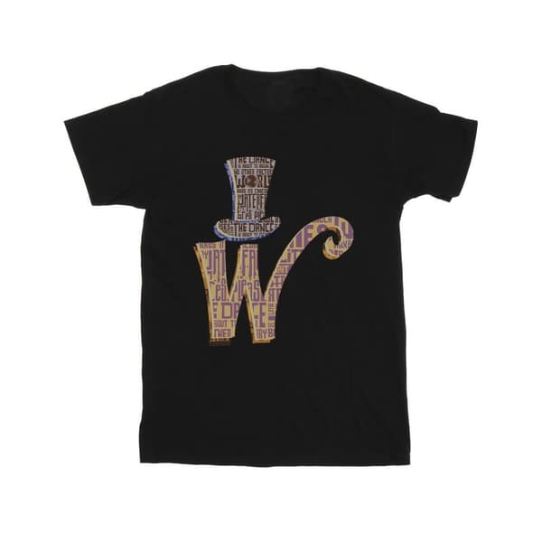 Willy Wonka Mens W Logo Hat T-Shirt