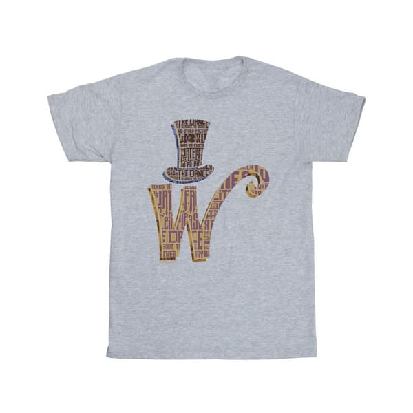 Willy Wonka Mens W Logo Hat T-Shirt
