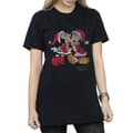 Miniatyrbillede 3 af 5: Disney Womens/Ladies Mickey And Minnie Christmas Kiss Cotton Boyfriend T-Shirt