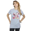 Miniatyrbillede 2 af 5: Disney Womens/Ladies Mickey And Minnie Christmas Kiss Cotton Boyfriend T-Shirt