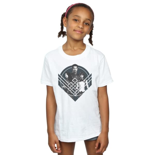 Marvel Girls Shang-Chi And The Legend Of The Ten Rings Group Pose Crest Cotton T-Shirt