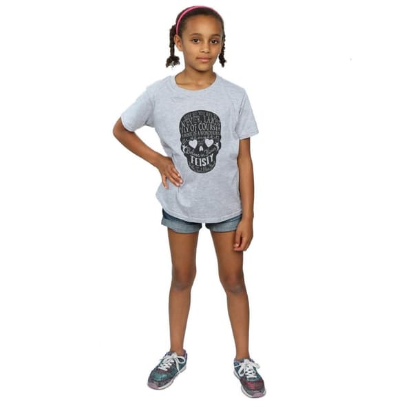 Disney Girls Tinker Bell Skull Cotton T-Shirt