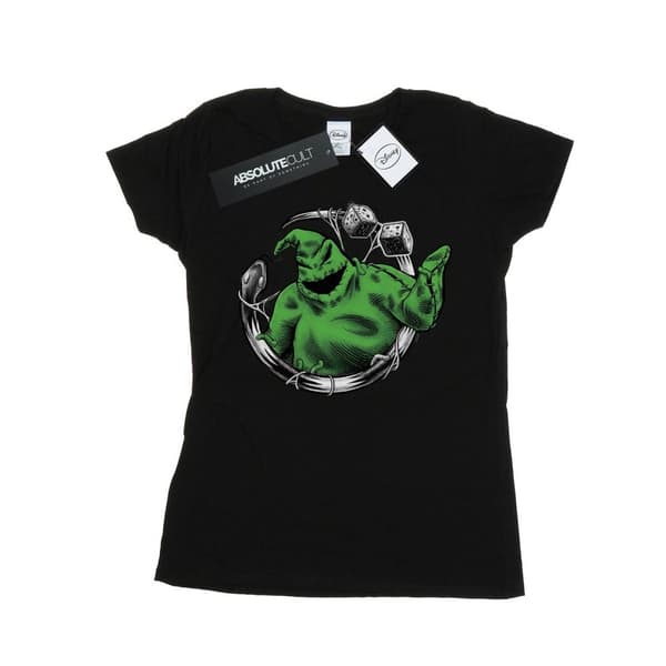Disney Womens/Ladies Nightmare Before Christmas Roll The Dice Cotton T-Shirt