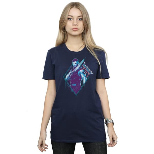 Marvel Womens/Ladies Shang-Chi And The Legend Of The Ten Rings Razor Fist Pose Cotton Boyfriend T-Shirt