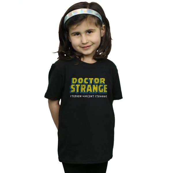 Marvel Girls Doctor Strange AKA Stephen Vincent Strange Cotton T-Shirt
