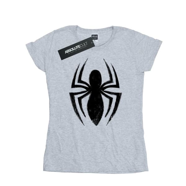 Marvel Dam/Tjej Spider-Man Ultimate Spider Logo Bomulls-T-shirt