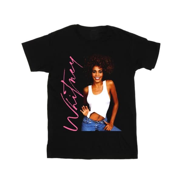 Whitney Houston Whitney Smile - pojkvänströja i bomull för damer/damer