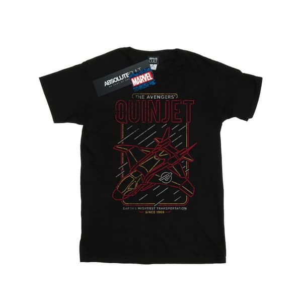 Marvel Mens The Avengers Quinjet T-Shirt