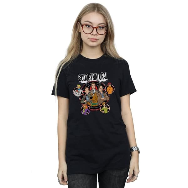 Scoobynatural Womens/Ladies Characters Star Cotton Boyfriend T-Shirt