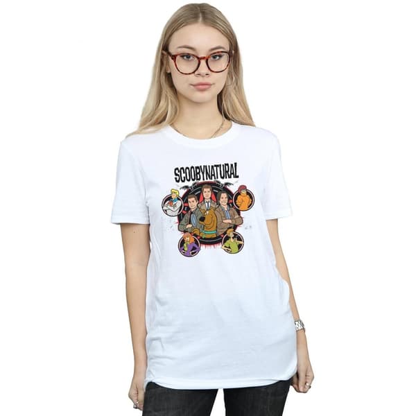 Scoobynatural Womens/Ladies Characters Star Cotton Boyfriend T-Shirt