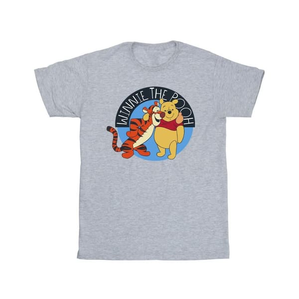 Disney T-shirt i bomull för flickor Winnie The Pooh With Tigger