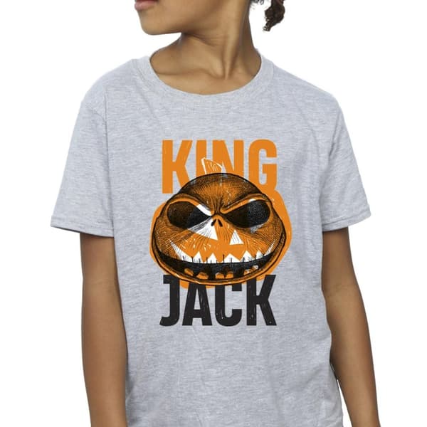 Disney Girls The Nightmare Before Christmas King Jack Cotton T-Shirt