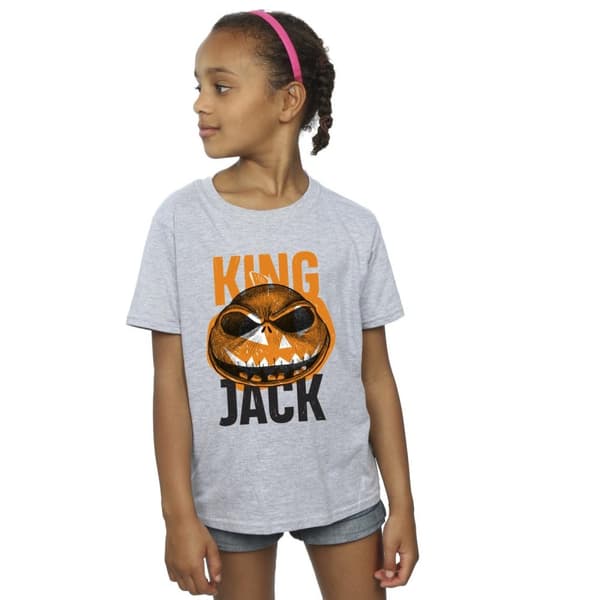 Disney Girls The Nightmare Before Christmas King Jack Cotton T-Shirt