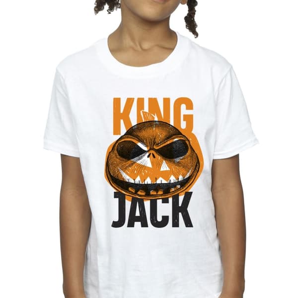 Disney Girls The Nightmare Before Christmas King Jack Cotton T-Shirt