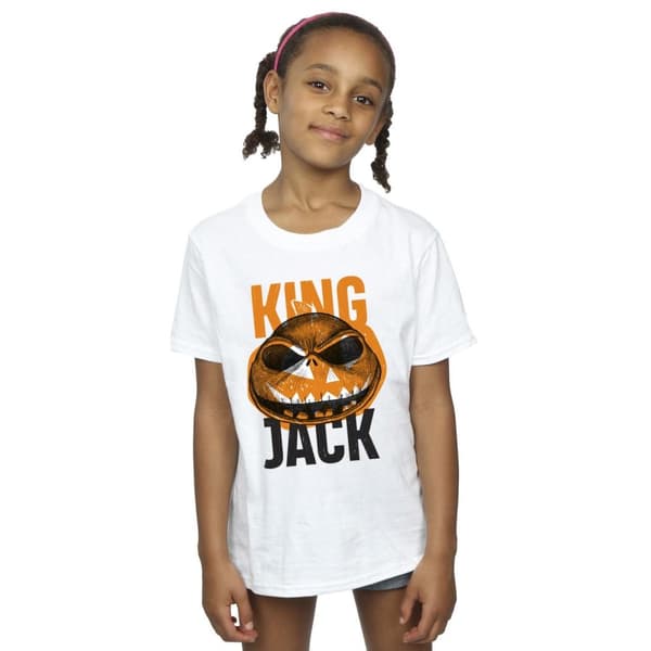 Disney Girls The Nightmare Before Christmas King Jack Cotton T-Shirt