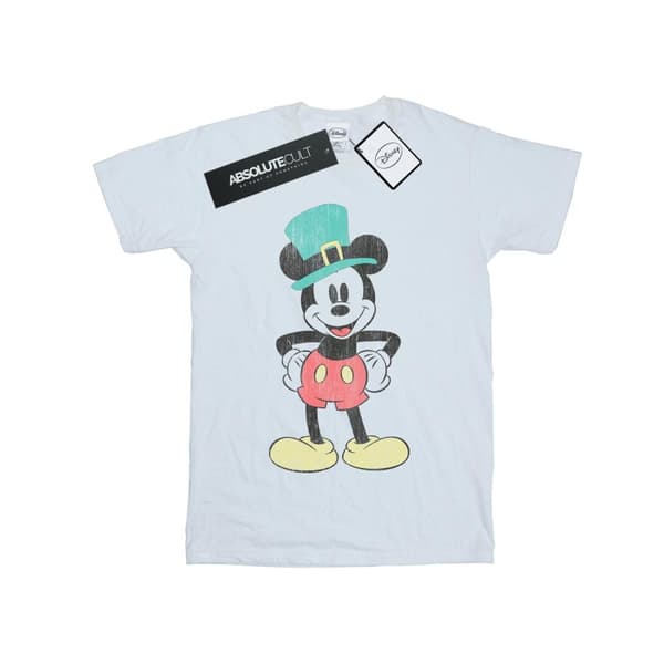 Disney Dam/Tjej Musse Pigg Pysslinghatt Boyfriend T-shirt i bomull