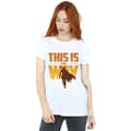 Pikkukuva 2 / 3: Star Wars Womens/Ladies The Mandalorian This Is The Way Cotton Boyfriend T-Shirt