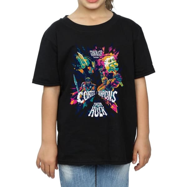 Marvel Thor Ragnarok Grandmaster Presents bomulls-T-shirt för flickor