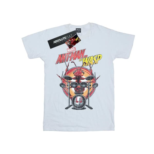 Marvel Womens/Ladies Ant-Man And The Wasp Drummer Ant Cotton Boyfriend T-Shirt