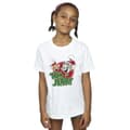 Miniatyrbild 2 av 3: Tom And Jerry T-shirt i bomull med julhattlogotyp för flickor