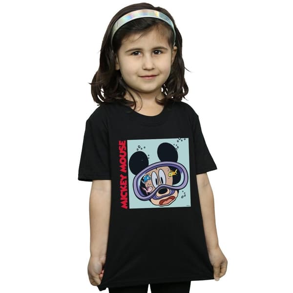 Disney Musse Pigg Under Vatten T-shirt i bomull för flickor