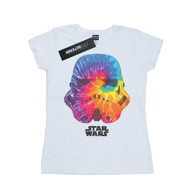 Star Wars Womens/Ladies Stormtrooper Saturn Helmet Cotton T-Shirt White M