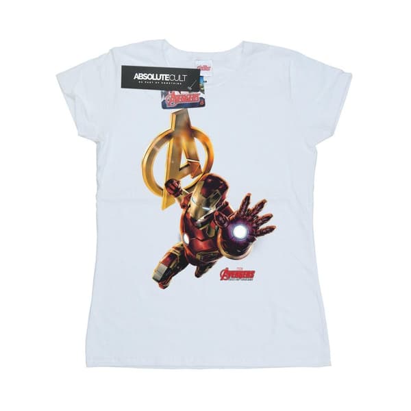 Marvel Womens/Ladies Iron Man Pose Cotton T-Shirt
