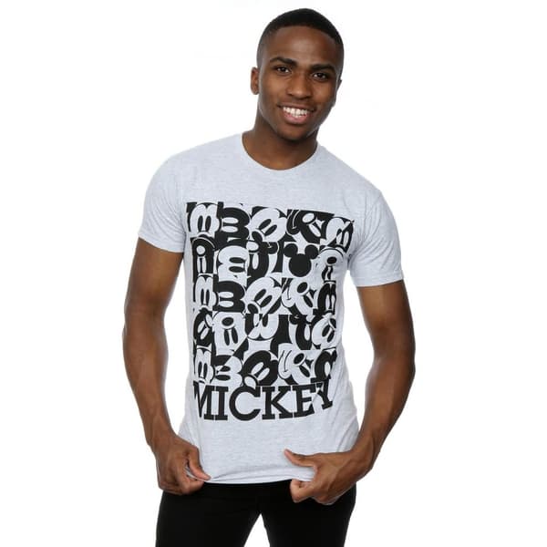 Disney Herr T-shirt med rutnät från Musse Pigg