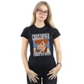Miniatyrbild 2 av 3: Disney Dam/Tjej Winnie The Pooh Christopher Robin Montage T-shirt i bomull