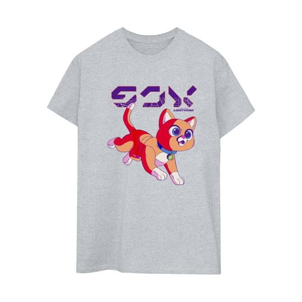 Disney Womens/Ladies Lightyear Sox Digital Cute Cotton Boyfriend T-Shirt