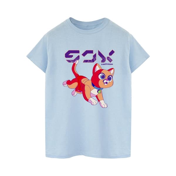 Disney Womens/Ladies Lightyear Sox Digital Cute Cotton Boyfriend T-Shirt