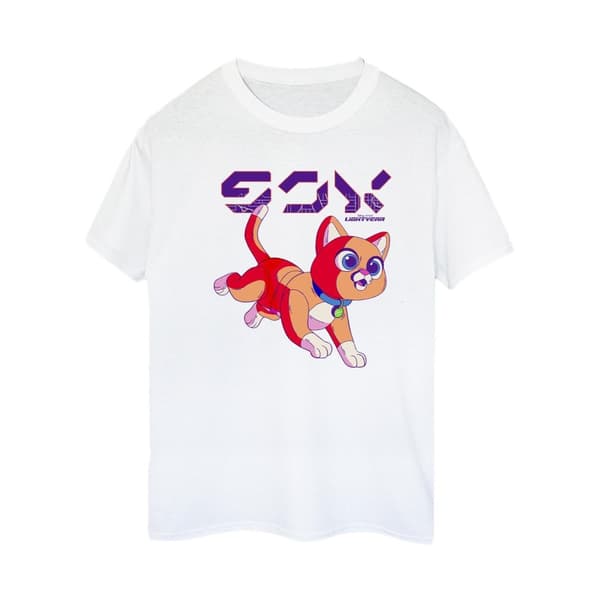 Disney Womens/Ladies Lightyear Sox Digital Cute Cotton Boyfriend T-Shirt