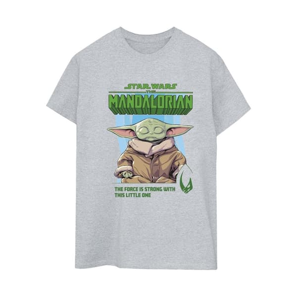 Star Wars Womens/Ladies The Mandalorian The Force Is Strong Cotton Boyfriend T-Shirt